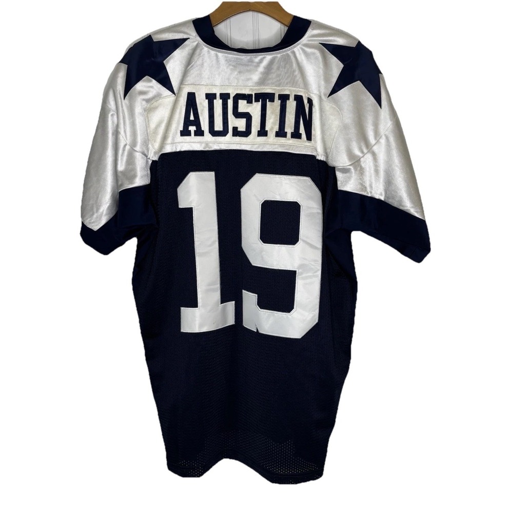 Reebok NFL Dallas Cowboys Austin #19 Jersey Size 48 Stitched Blue White *NWT
